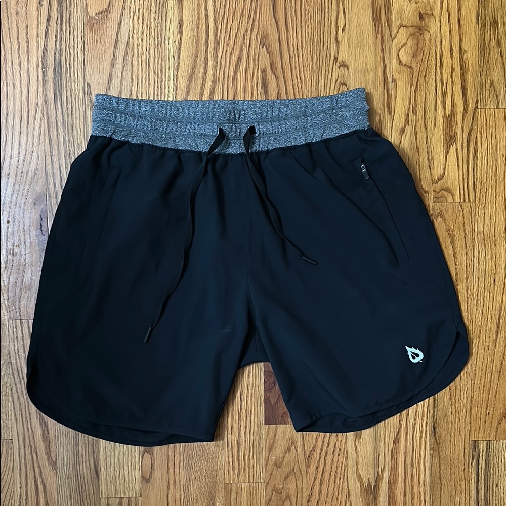 Women’s Black and Gray Shorts